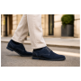 Pantofi barbati bleumarin din piele naturala intoarsa GKR103BLVEL